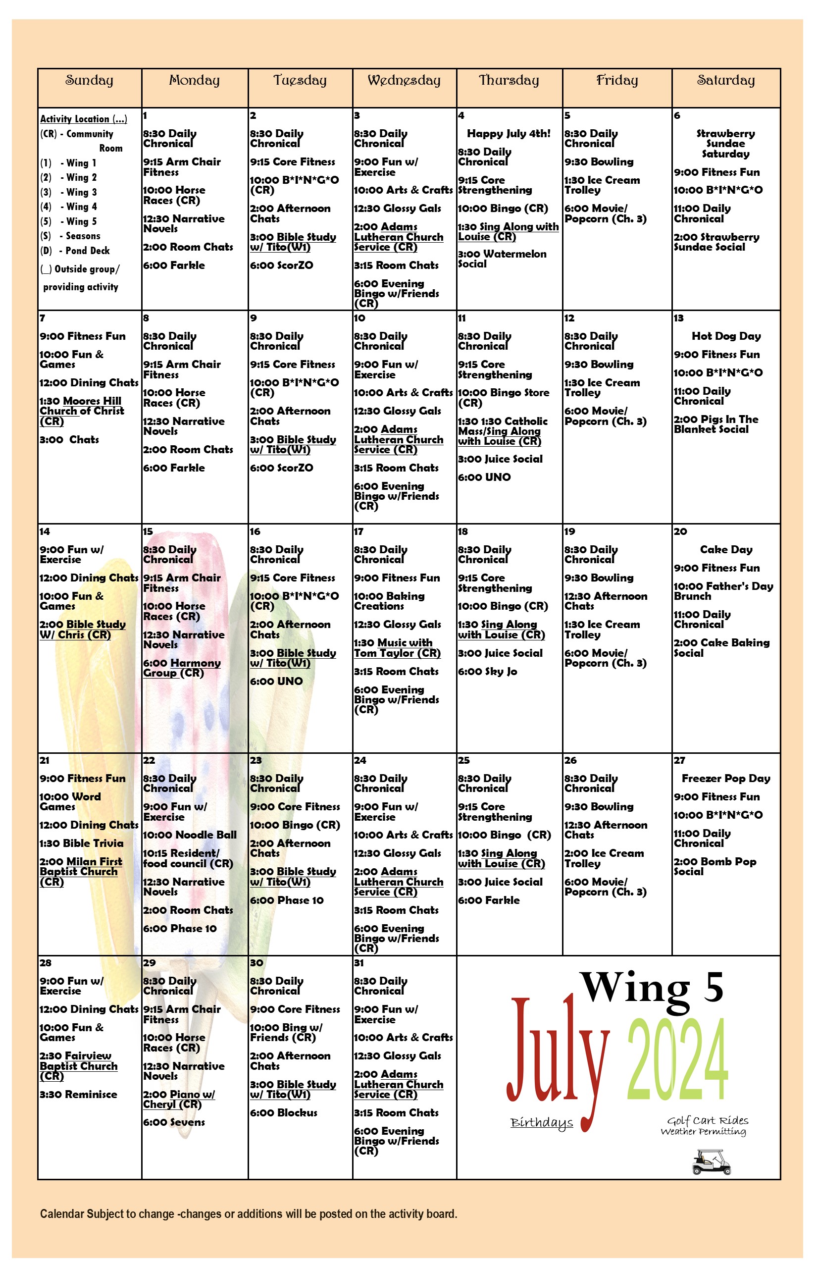 July wing 5