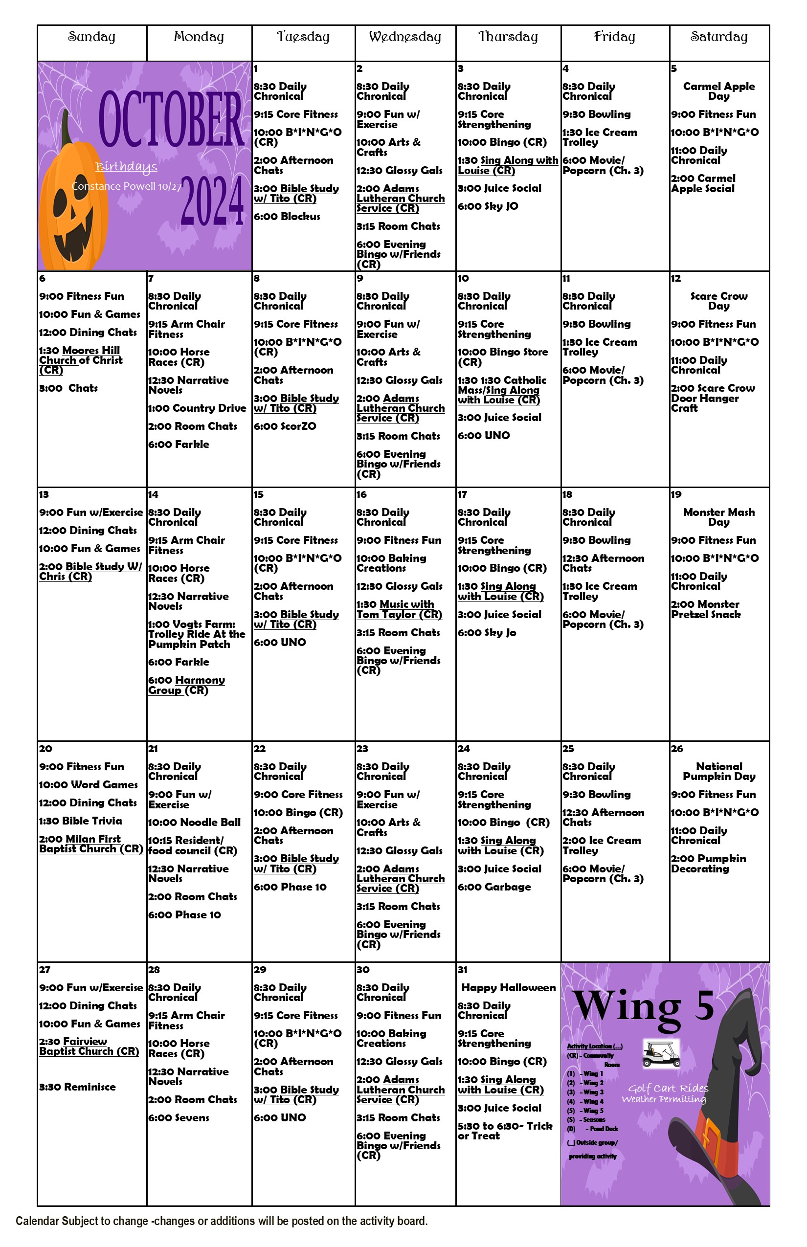 October Wing 5