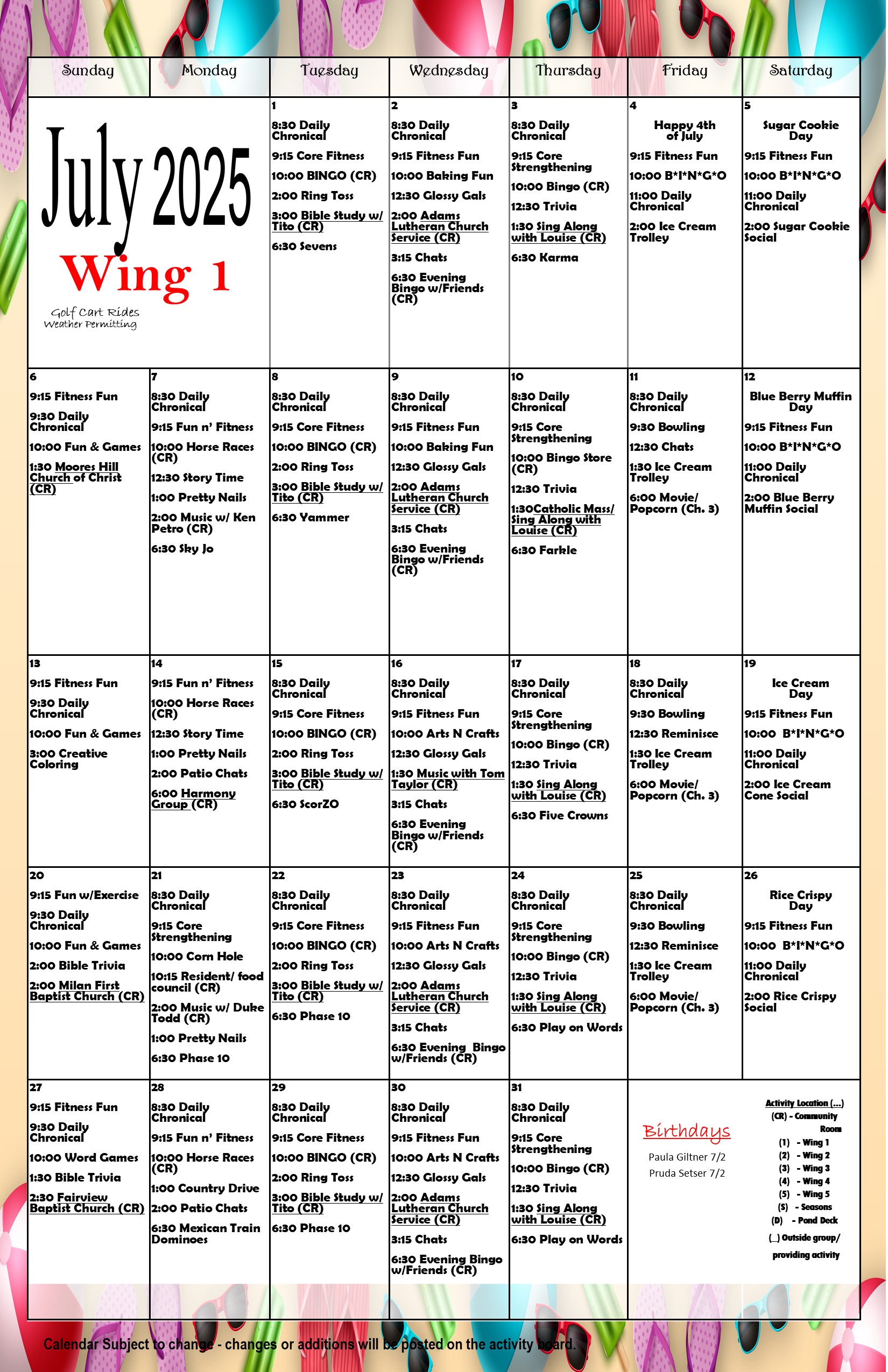 July wing 1 2025