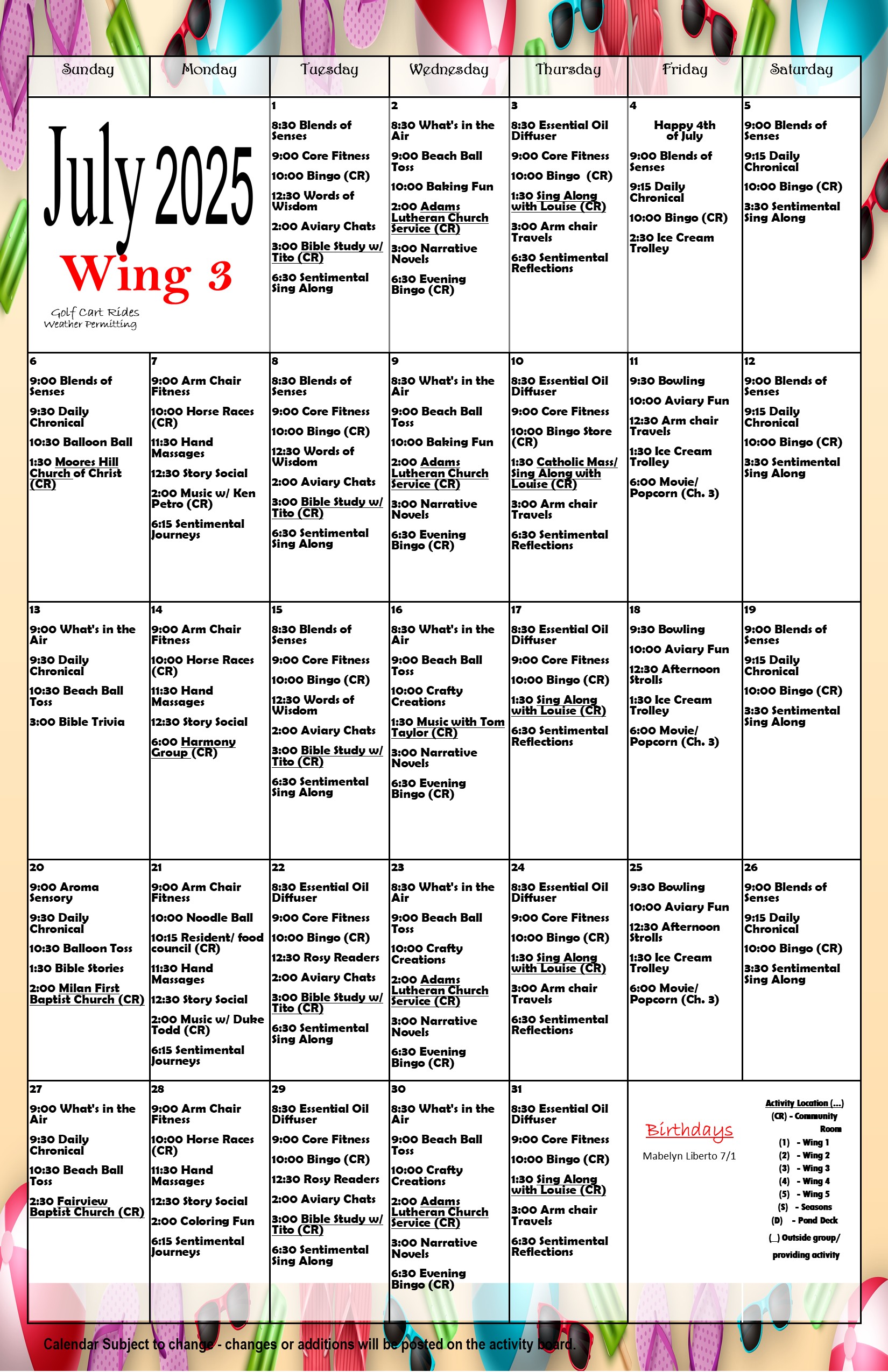 July wing 3 2025