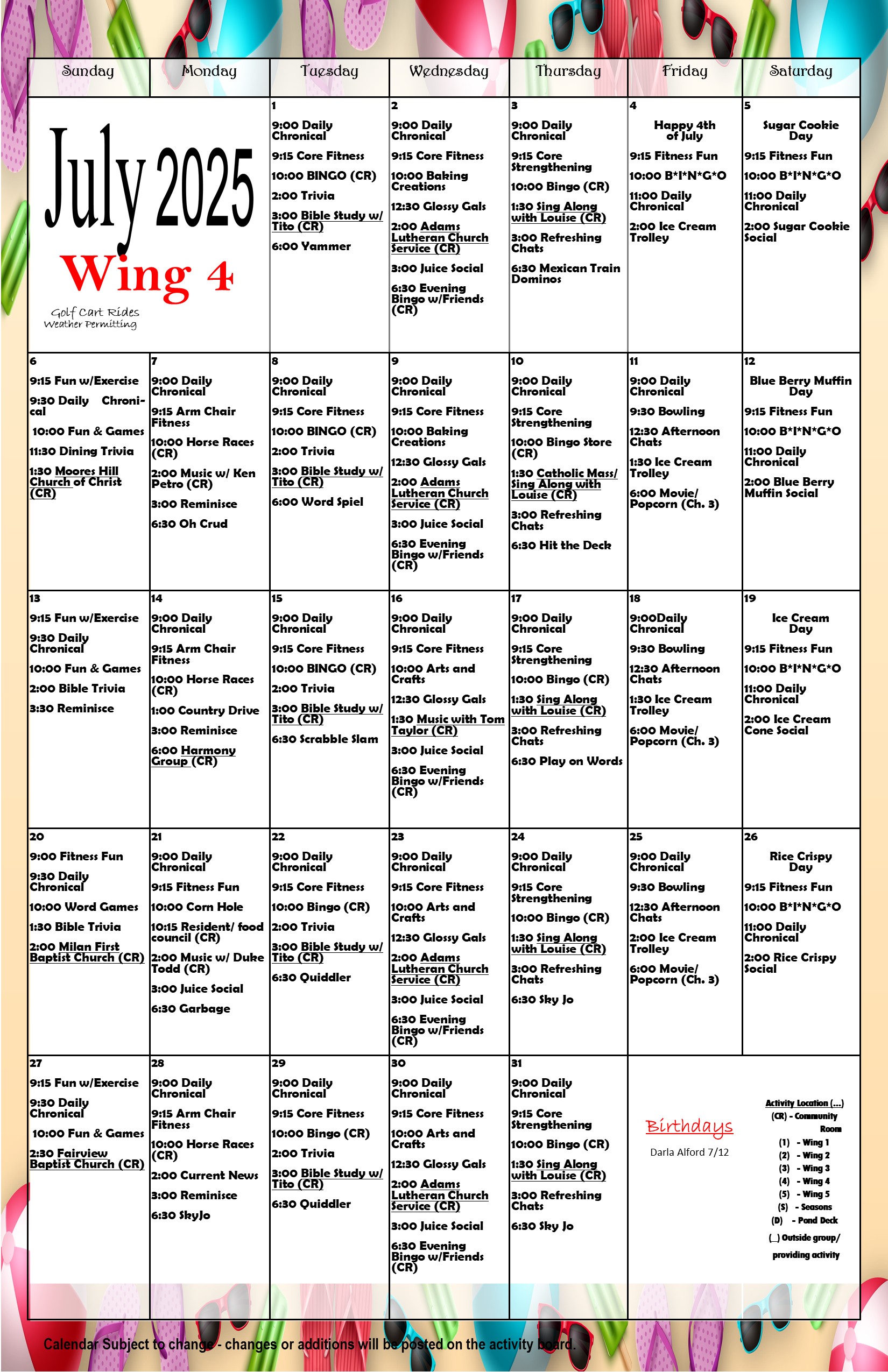 July wing 4 2025