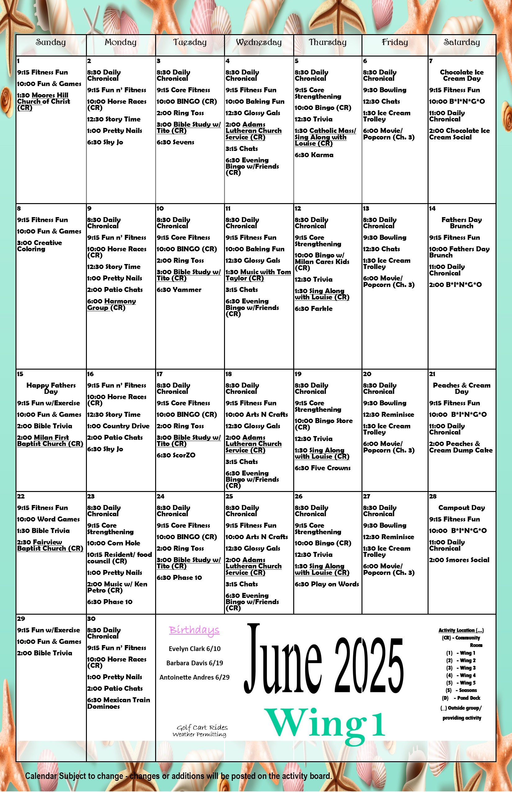 June wing 1