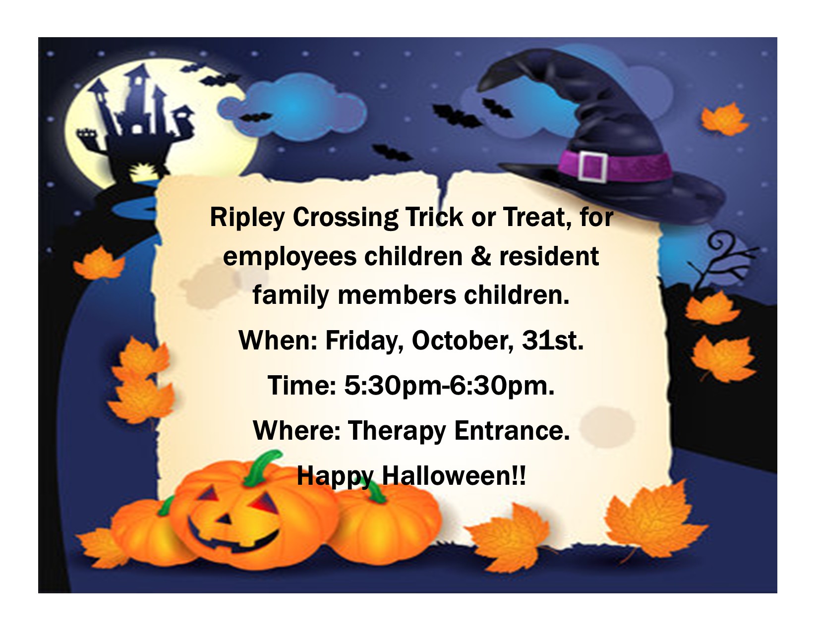 Halloween Trick or treat 2025