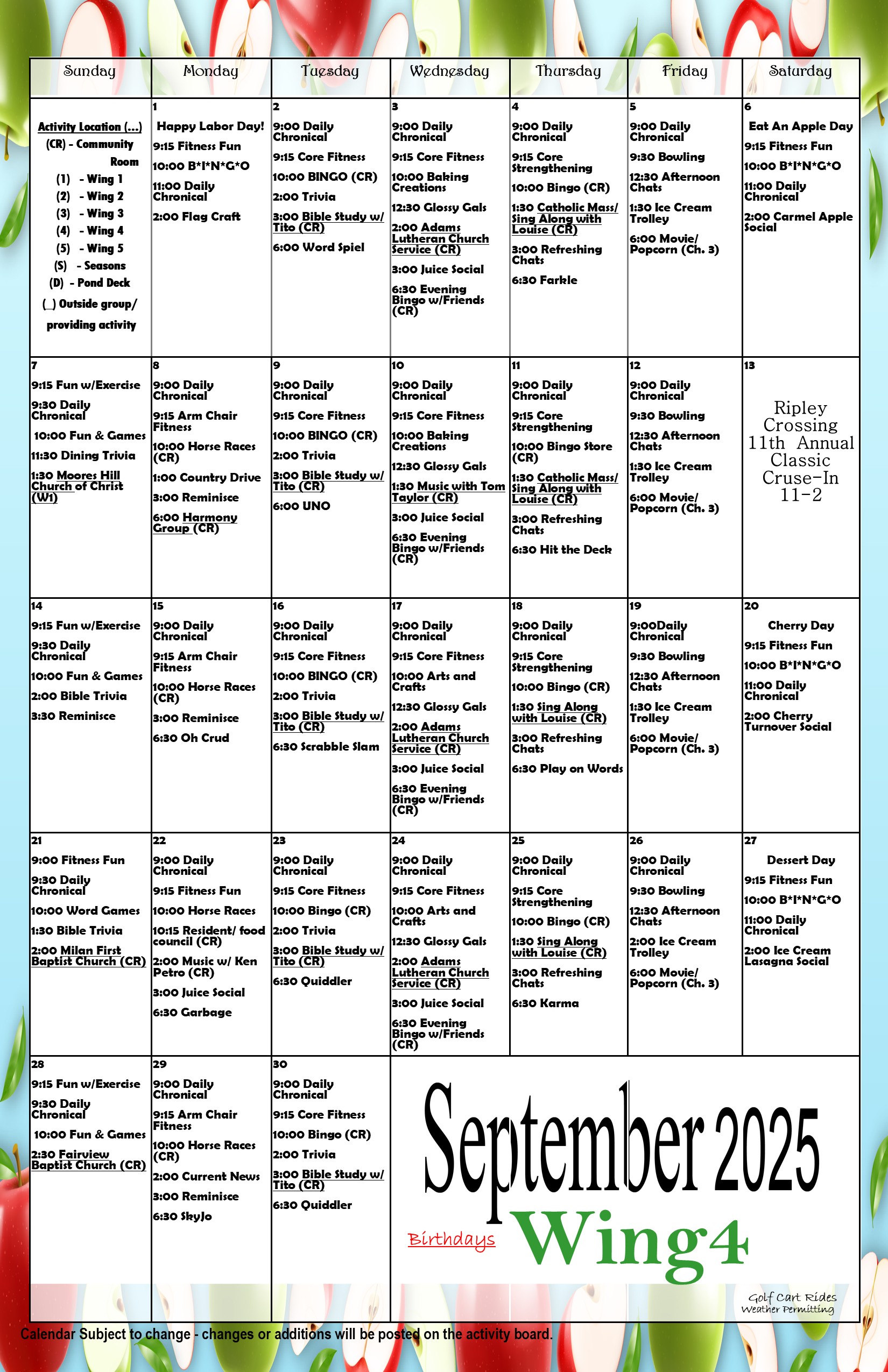 September wing 4 2025