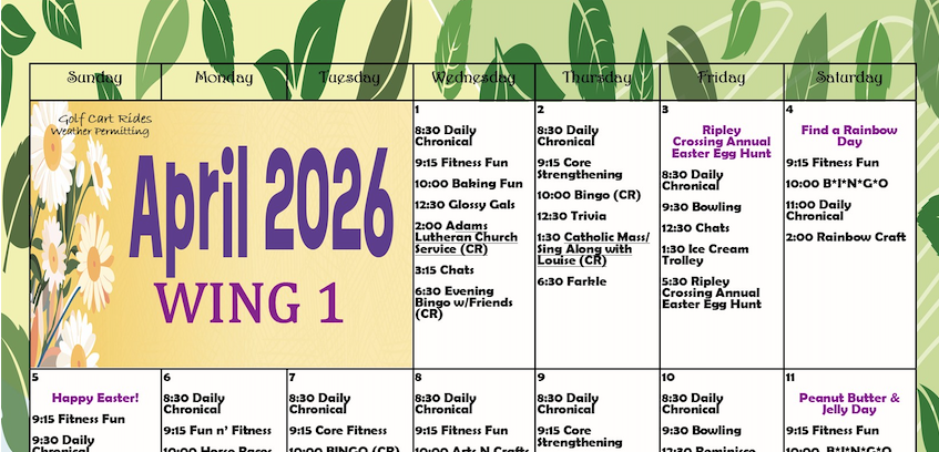 April 2026 Calendars